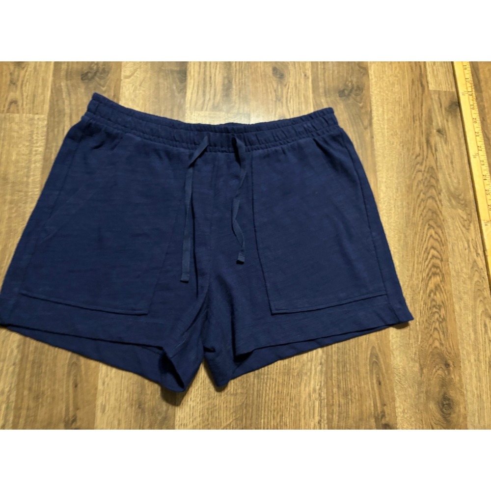 Sonoma Goods For Life Shorts Women Size M Blue Shorts Drawstring Pockets